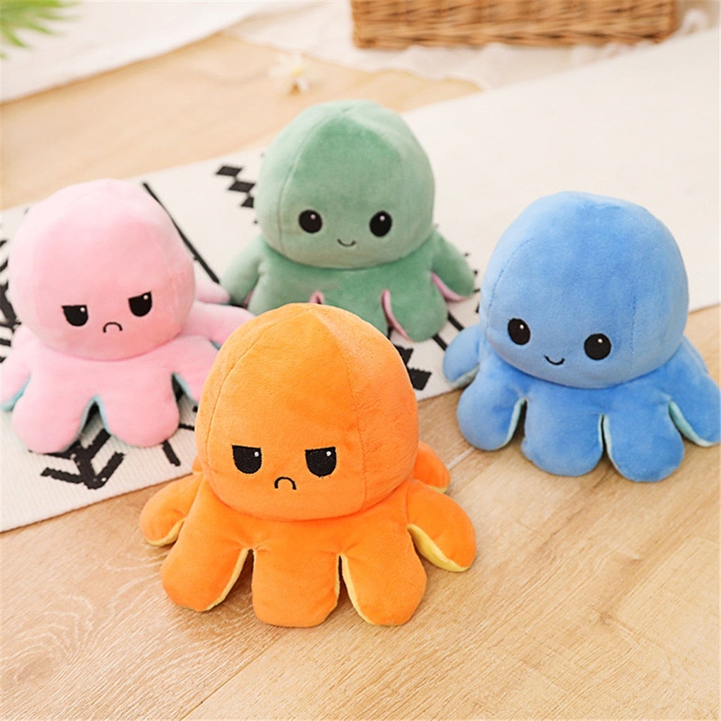 Reversible Octopus Plush Toy